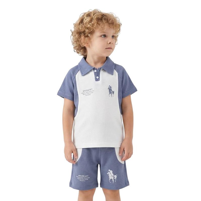 40977 оптом детские летние комплекты двойки для мальчиков на 2/5 лет