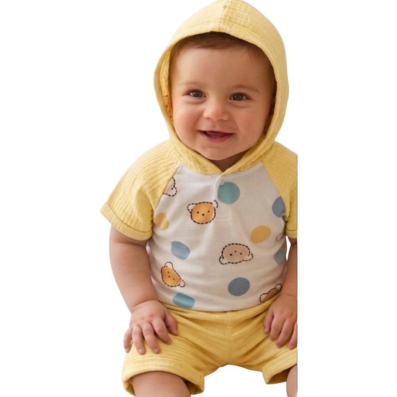 0563 wholesale children's summer two-piece sets for infants aged 6/18 months