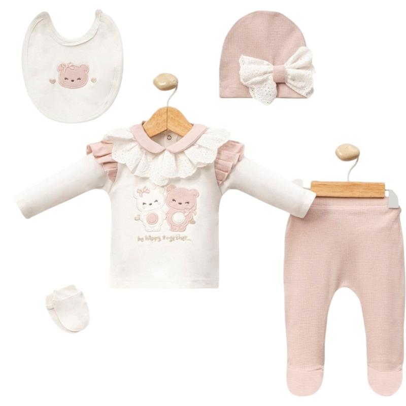 2097 5Lİ ZIBIN SET 0-3 AY KARDEŞ AYICIK