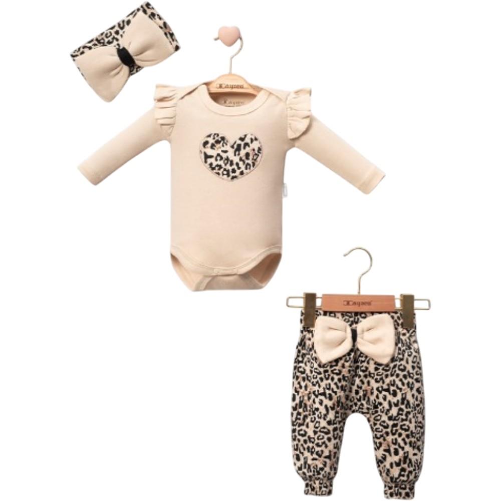 4020 TAKIM 3-6-9-12 AY LEOPAR DESEN