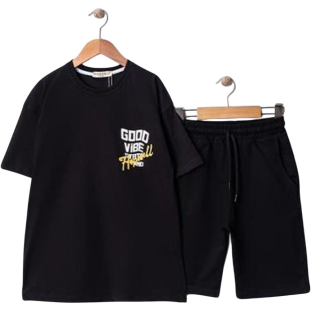 106 wholesale summer two-piece sets (T-shirt and shorts) for boys aged 7-10 years