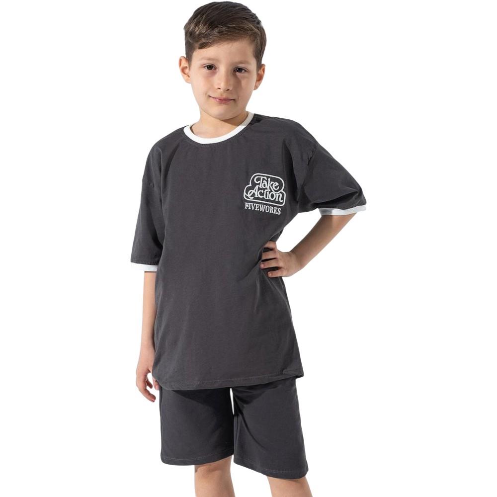 108 wholesale summer two-piece sets (T-shirt and shorts) for boys aged 7-10 years.