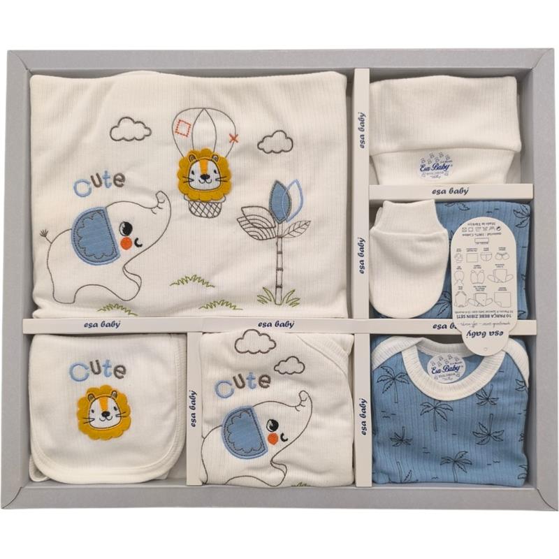 6285 BEBE 10LU SET FİL NAKIŞ