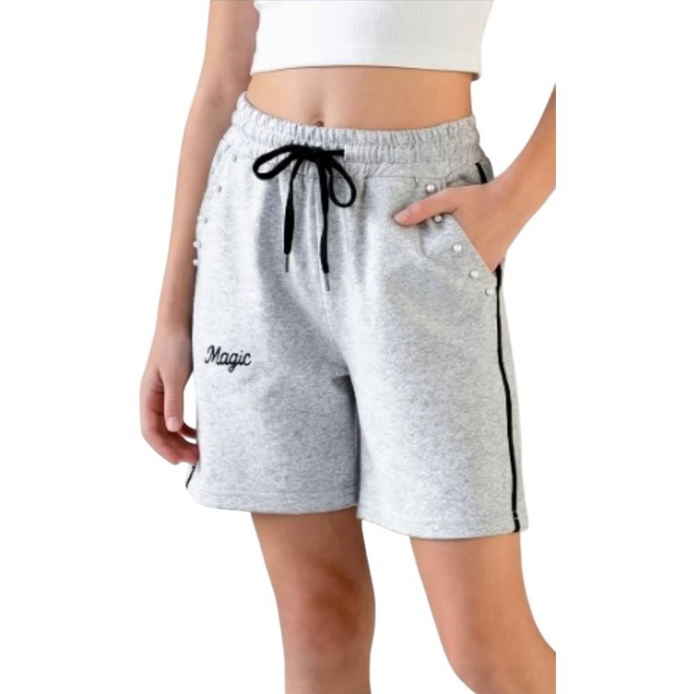 2105-2 wholesale children's summer knitted shorts for girls aged 9-12 years