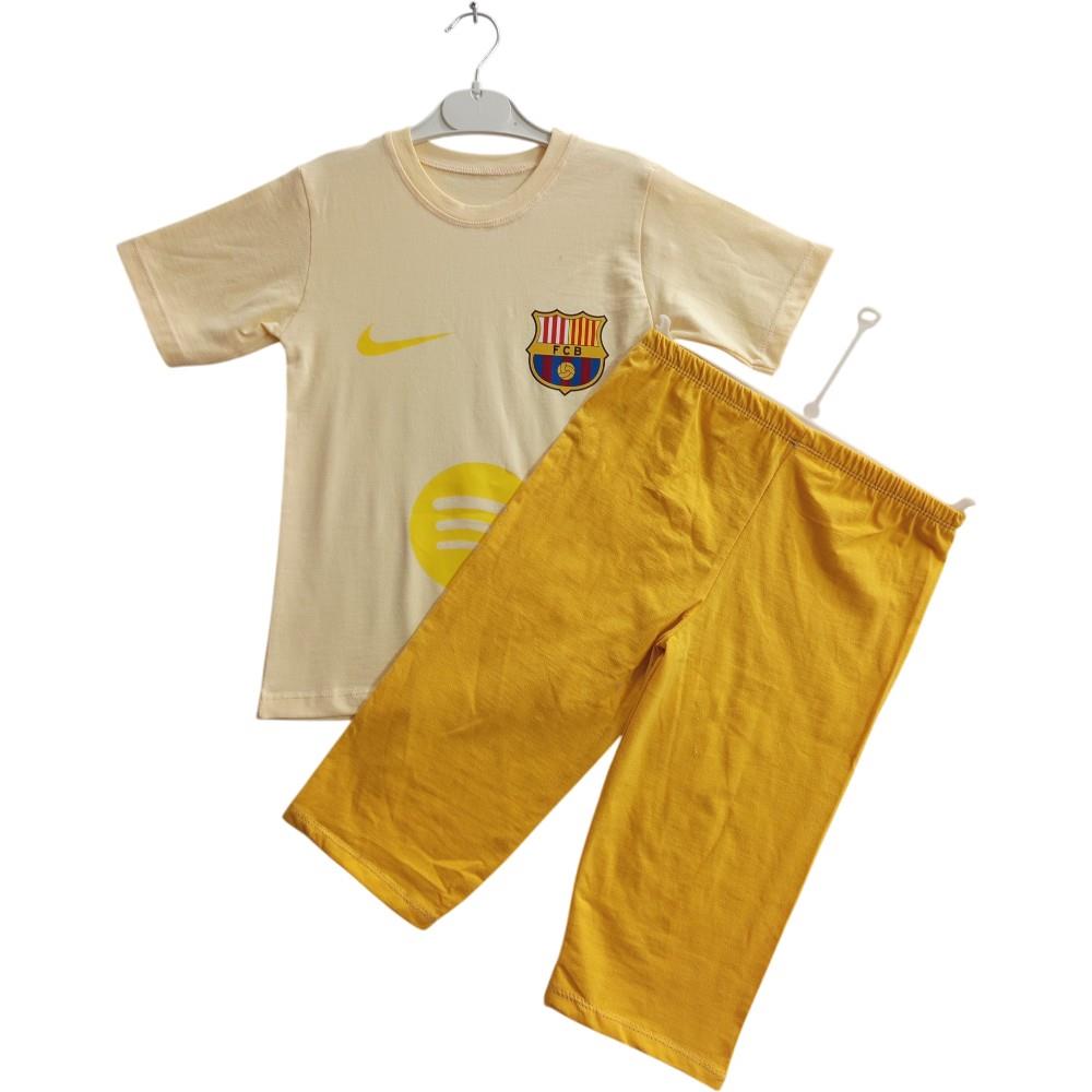 Wholesale children's summer clothing set consisting of a T-shirt and shorts for boys and girls aged 9-12 years